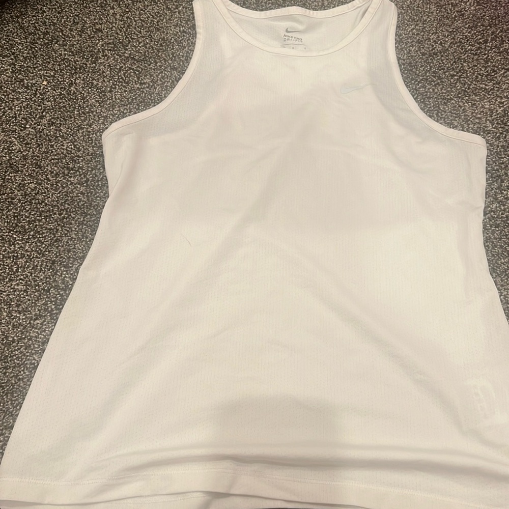 Nike white tank top